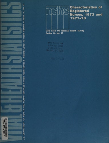 Changes Among Registered Nurses Between 1972 to 1977-78