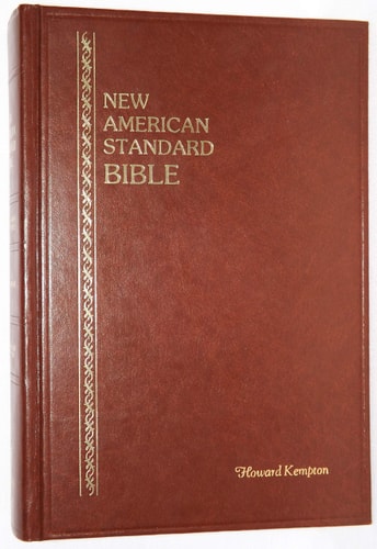 Holy Bible, New American Standard, Wide Margin Reference No. 792br Brown