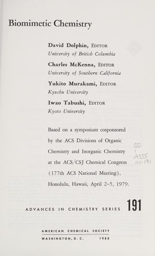 Advances in Chemistry Series