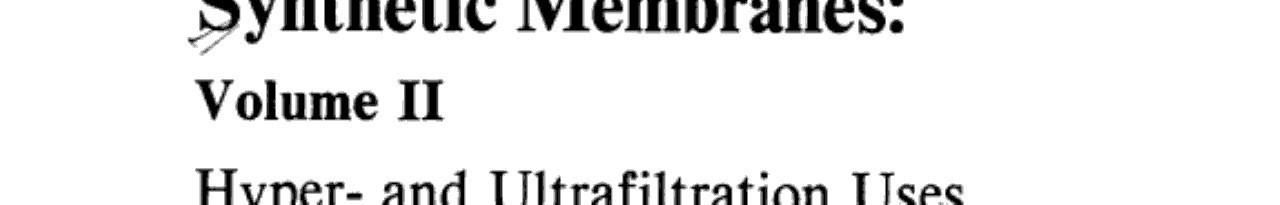 Hyper and Ultrafiltration Uses
