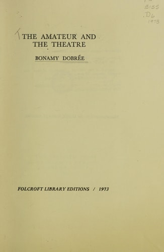 Edition published by Folcroft Library Editions