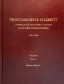 From Conscience to Liberty Diverse Long Island Families in a Crucible That Gave Rise to Religious Freedom, 1526-1664