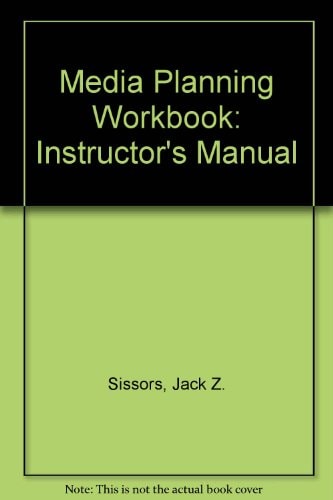 Instructor's Manual for Media Planning Workbook