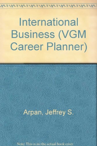 International Business (Vgm Career Planners Series)