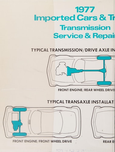 Imported Cars and Trucks Transmission Service & Repair, 1977