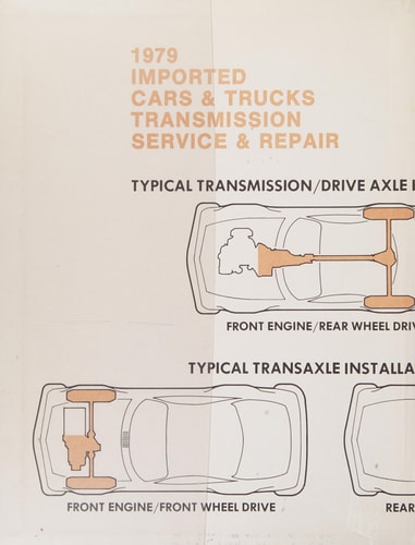 Imported Cars & Trucks Transmission Service & Repair, 1979