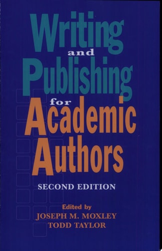 Writing and Publishing for Academic Authors