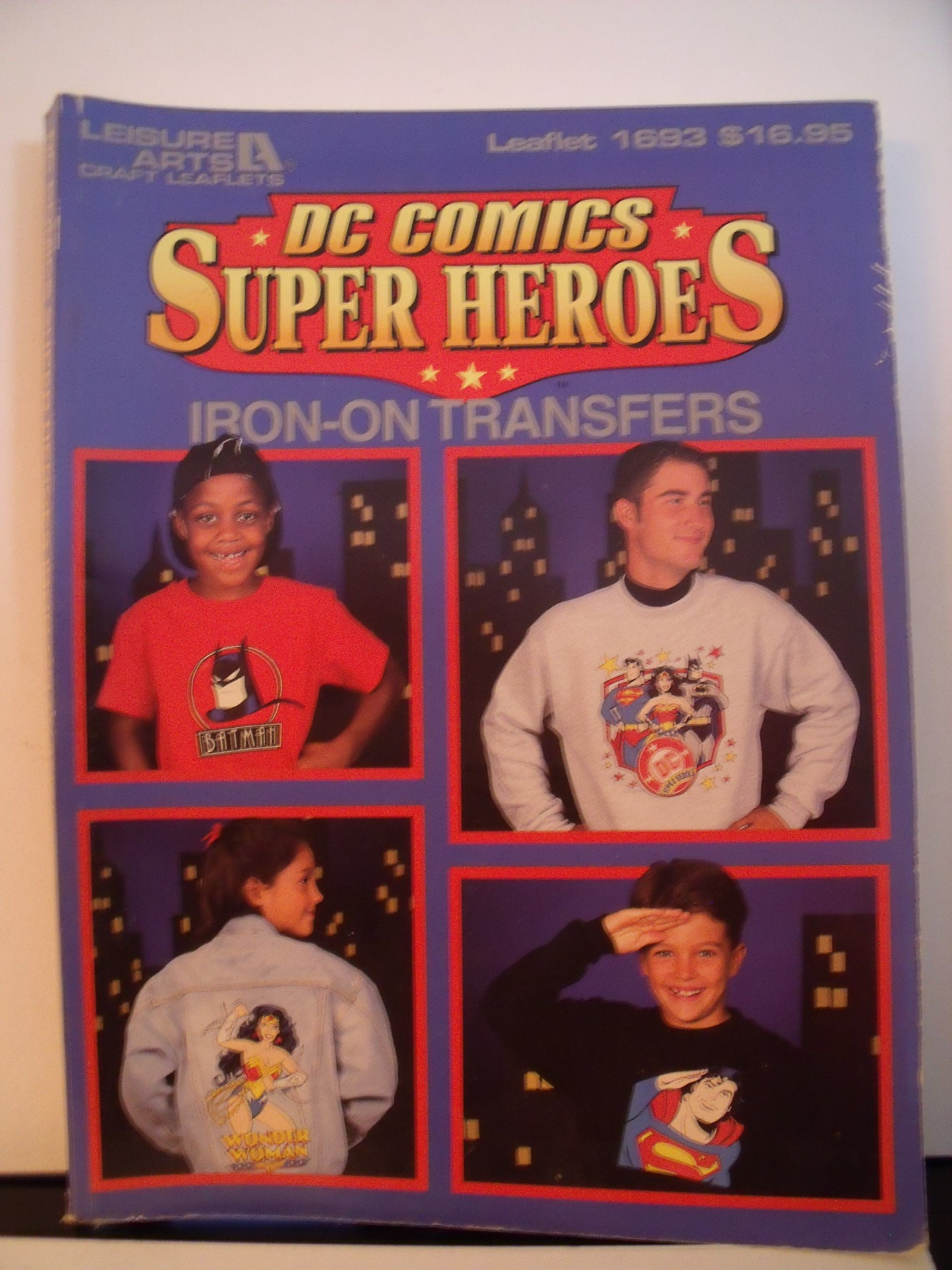 DC Comics Super Heroes Iron-On Transfers