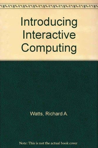 Introducing Interactive Computing