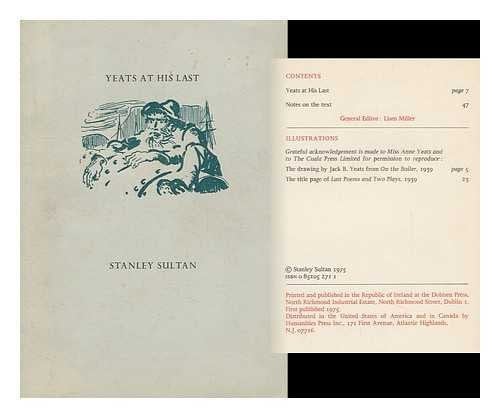 Yeats at his last (New Yeats papers)