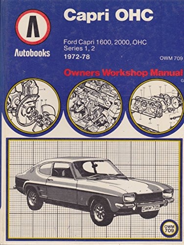 Ford Capri 1600 OHC, 2000 OHC 1972-78 Autobook