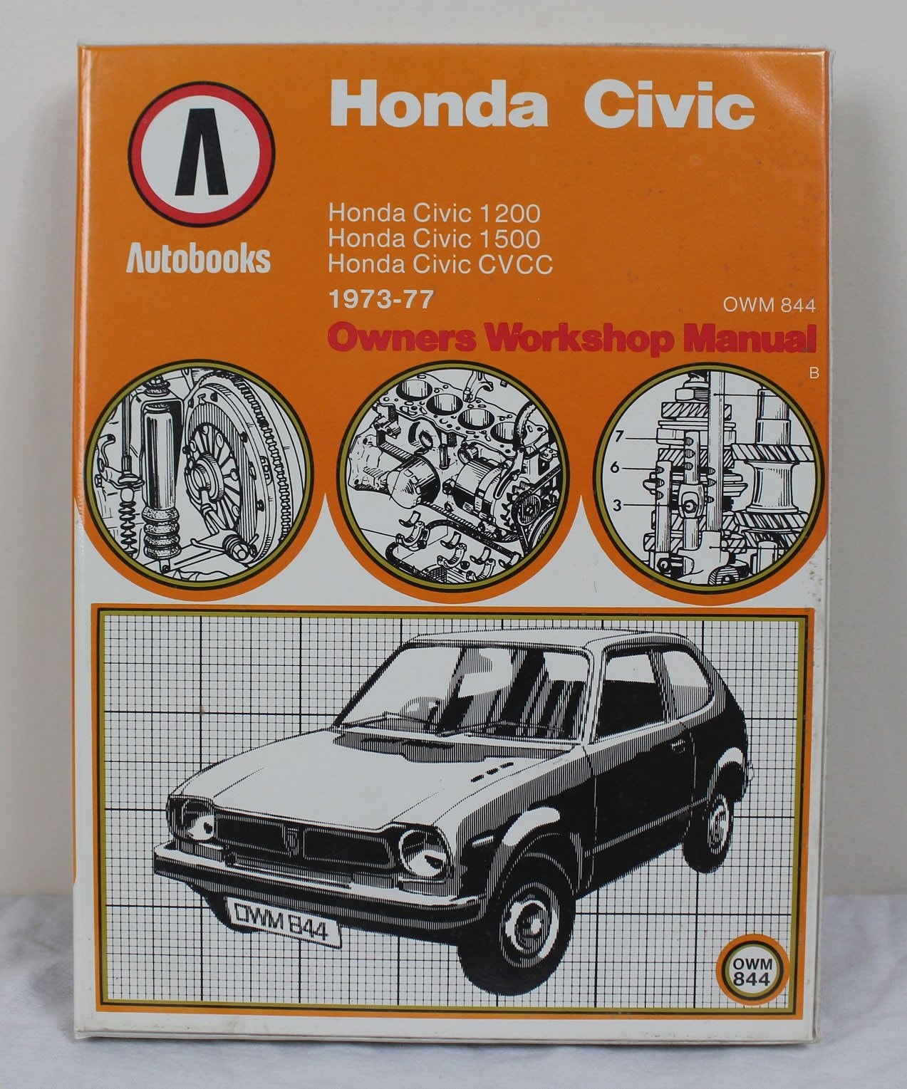 Civic 1973-77 Autobook Honda Civic 1200 1973-77, Honda Civic 1500 1975-77, Honda Civic 1975-77