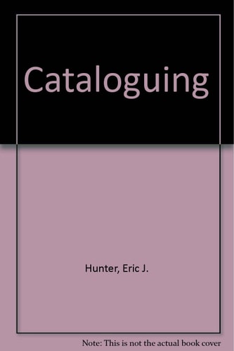 Cataloguing