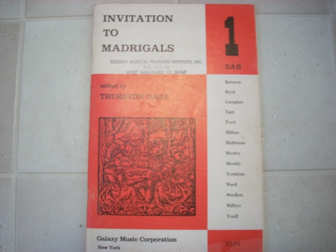 Invitation to Madrigals