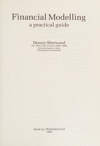 Financial Modelling A Practical Guide