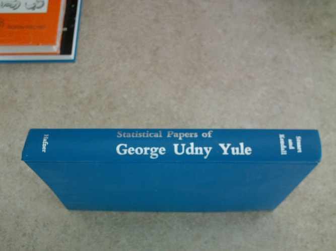Statistical Papers of George Udny Yule