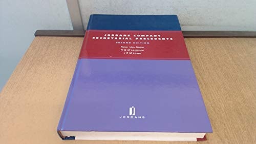 Jordans Company Secretarial Precedents