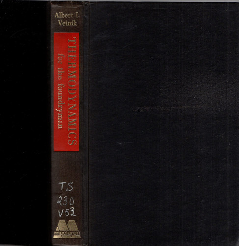 Thermodynamics for the foundryman,