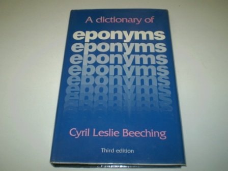 Dictionary of Eponyms