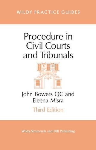 Procedure in Civil Courts and Tribunals