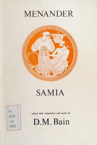 Menander: Samia (Classical Texts) (Classical Texts)