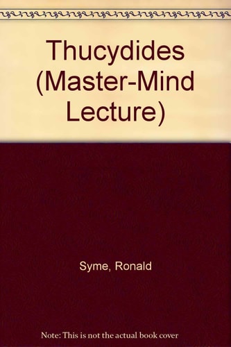 Thucydides (Master-Mind Lecture)