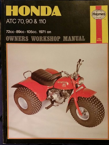 Honda ATC 70,90 and 110 owners workshop manual