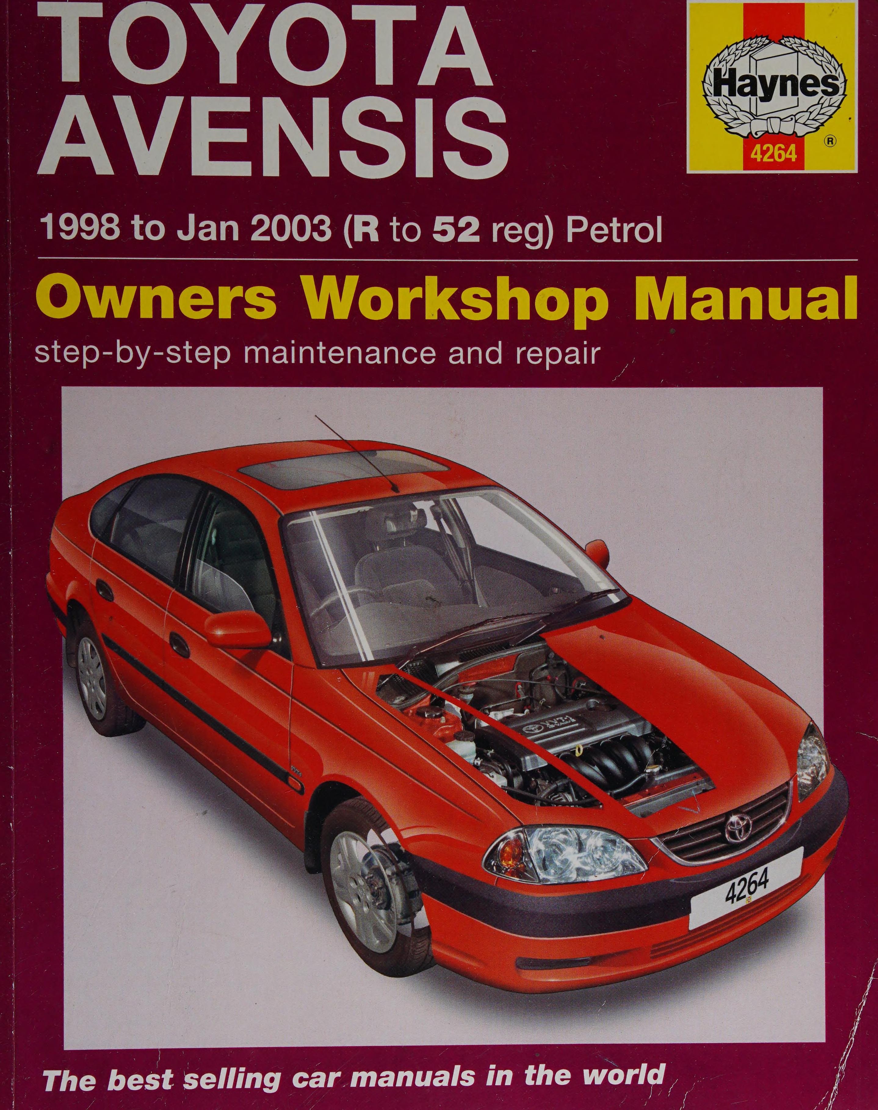 Toyota Avensis Petrol 1998-2003