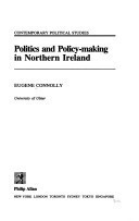 Politics and policy-making in Northern Ireland (Contemporary political studies series)