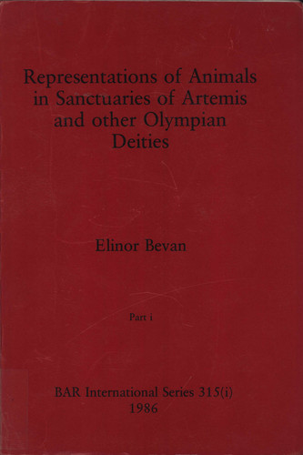 Representations of Animals in Sanctuaries of Artemis