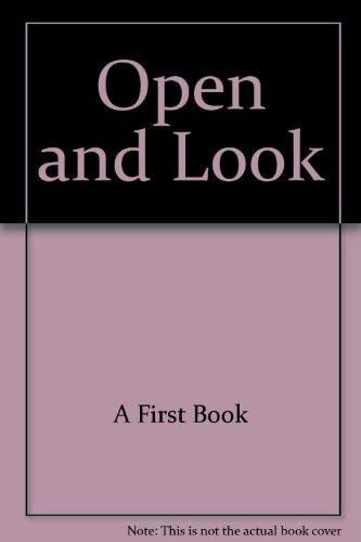 A First Book Open and look