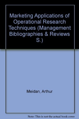 Marketing Applications of Operational Research Techniques