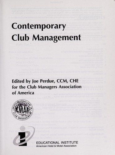 Contemporary Club Management