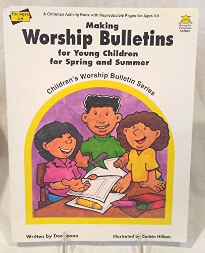 Making Worship Bulletins for Young Children for Spring and Summer