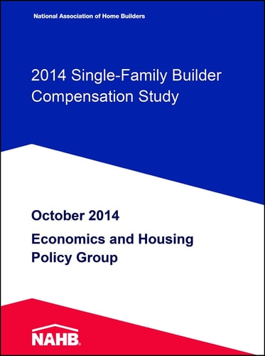 2014 Single-Family Builder Compensation Survey