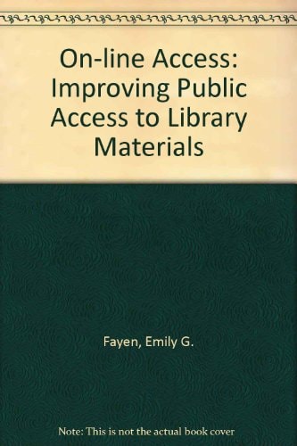 The online catalog: Improving public access to library materials (Professional librarian series)