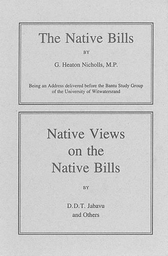 The Native Bills