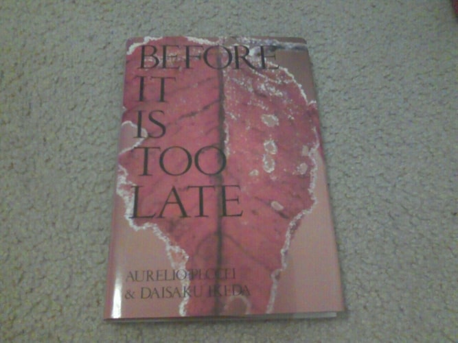Before It Is Too Late