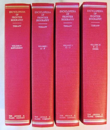 Encyclopedia of Frontier Biography: Supplemental volume