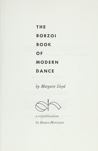 The Borzoi Book of Modern Dance