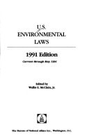 U.S. Environmental Laws, 1991