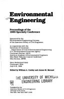 Environmental Engineering: Proceedings of the 1986 Specialty Conference