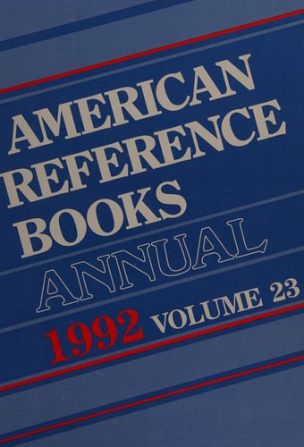American Reference Books Annual, 1992