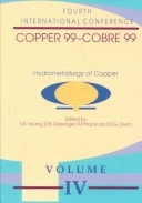 Proceedings of COPPER 99 - COBRE 99 Vol I ; Plenary lectures/Movement of copper and industry outlook/Copper applications and fabrication ; edited by G.A. Eltringham, N.L. Piret and M. Sahoo .... Vol VI ; Smelting, technology development, process modeling and fundamentals ; edited by C. Díaz, C. Landolt and T. Utigard