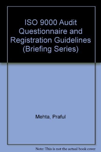 ISO 9000 Audit Questionnaire and Registration Guidelines