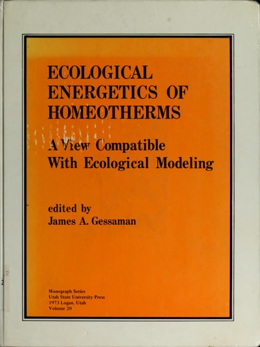 Ecological Energetics of Homeotherms