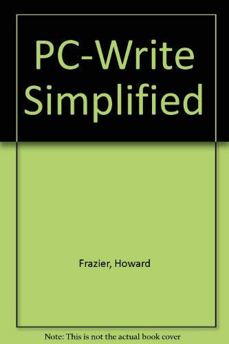 PC-Write Simplified