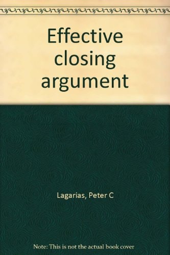 Effective closing argument