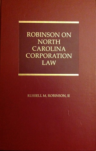 Robinson on North Carolina Corporation Law