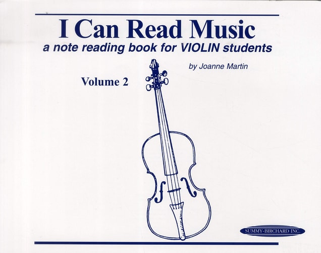 I Can Read Music, Vol 2 A Note Reading Book for Violin Students